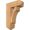 Ekena Millwork Westlake Arts and Crafts Smooth Bracket w/ Offset Brace, Western Red Cedar, 7 1/2"W x 20"D x 28"H BKT0806X20X28WTL03SWR - alternate 1